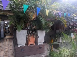 Outside of Ama at AMA in Medellin