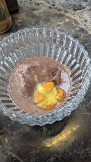 Chocolate Ice Cream at AMA in Medellin