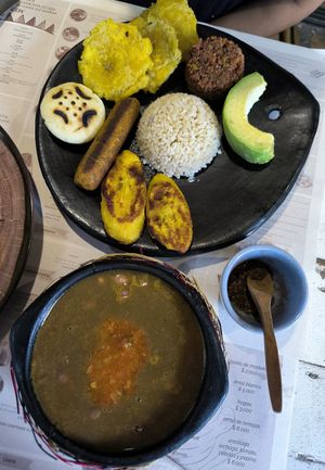 Bandeja paisa at AMA in Medellin
