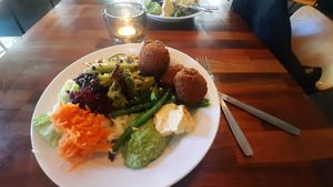 Lunch buffé at Cafe Hangmattan in Gothenburg