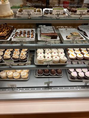 Decadent vegan cupcakes   at Wildflour Vegan Bakery and Juice Bar in Pawtucket