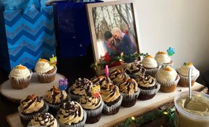 Baby Shower Cupcakes at Wildflour Vegan Bakery and Juice Bar in Pawtucket