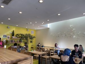   at Wildflour Vegan Bakery and Juice Bar in Pawtucket