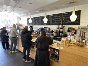   at Wildflour Vegan Bakery and Juice Bar in Pawtucket