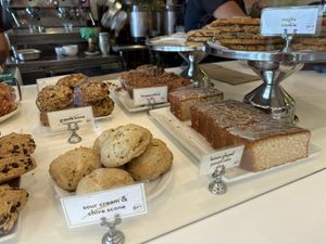 We got many items!!  at Wildflour Vegan Bakery and Juice Bar in Pawtucket