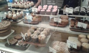 cupcakes at Wildflour Vegan Bakery and Juice Bar in Pawtucket