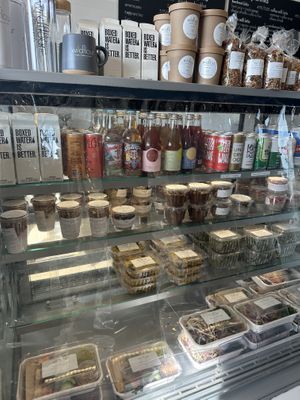 Cases  at Wildflour Vegan Bakery and Juice Bar in Pawtucket