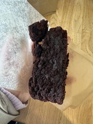 Chocolate loaf  at Wildflour Vegan Bakery and Juice Bar in Pawtucket