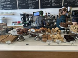 Cases  at Wildflour Vegan Bakery and Juice Bar in Pawtucket