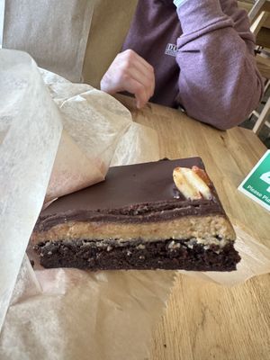 Pb brownie   at Wildflour Vegan Bakery and Juice Bar in Pawtucket