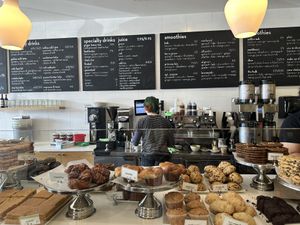 Cases  at Wildflour Vegan Bakery and Juice Bar in Pawtucket