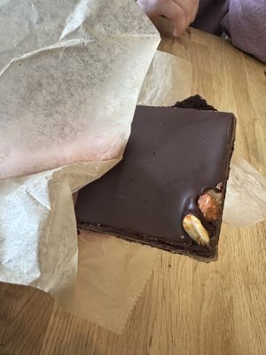 Pb brownie   at Wildflour Vegan Bakery and Juice Bar in Pawtucket