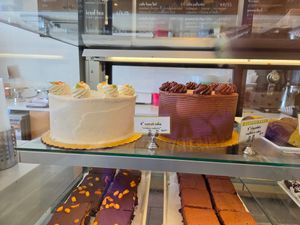 Vegan cakes at Wildflour Vegan Bakery and Juice Bar in Pawtucket