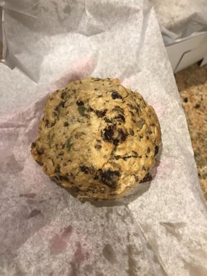 Granola scone at Wildflour Vegan Bakery and Juice Bar in Pawtucket