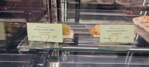 Two vegan eclair varieties at Eklerownia in Gdansk