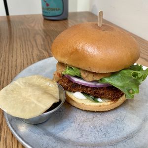 Warung Burger  at Hip Vegan in Ojai