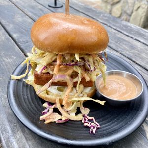 Fake Chicken   at Hip Vegan in Ojai