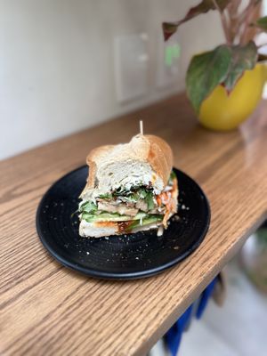 Banh mi  at Hip Vegan in Ojai