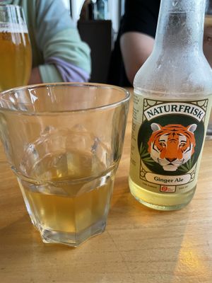 Bio ginger ale  at Strandpaviljoen Twaalf in Den Hoorn