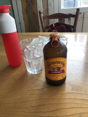 Nice ginger beer at Strandpaviljoen Twaalf in Den Hoorn