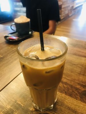 Iced coffee   at The Wonky Goat in Ryde