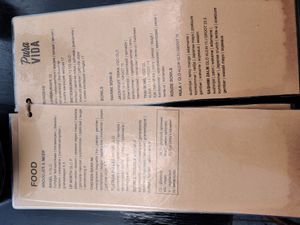 Menu at Pura Vida Foodbar - West in West-terschelling