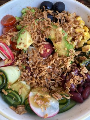 Vegane Tofu Bowl (ohne Tofu)  at Restaurante & Cafe Del Sol in Mallorca
