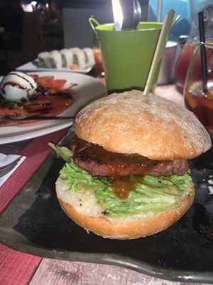 Beyond Meat Burger   at Restaurante & Cafe Del Sol in Mallorca