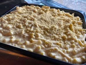 Gluten-free Mac n cheeses vegan style ❤️ #Veganuary at The Bay Vegan Deli Coffee House in Sandown