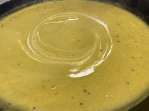 Corn Chowder also Gluten Free ❤️ #Veganuary at The Bay Vegan Deli Coffee House in Sandown