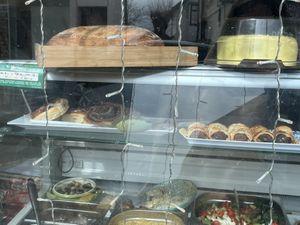 Window display   at The Bay Vegan Deli Coffee House in Sandown