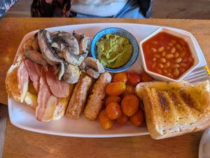 Fry up at The Bay Vegan Deli Coffee House in Sandown