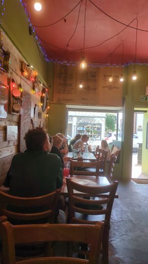 Cool vibe at The Bay Vegan Deli Coffee House in Sandown