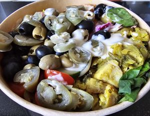 Buddha Bowl at The Bay Vegan Deli Coffee House in Sandown