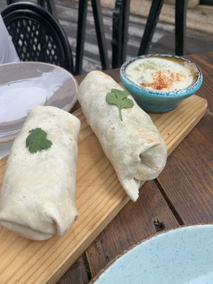 Vegan Burrito at Break Sé in Lisbon
