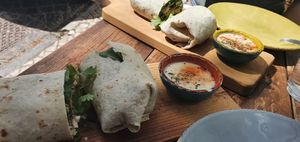 Wraps at Break Sé in Lisbon