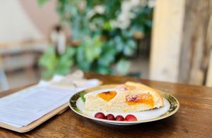 Apricot cake  at Oh Circle in Munich