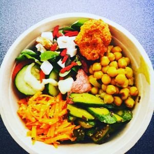 buddha bowl at Ginger Veg Street Food in Lido Di Camaiore