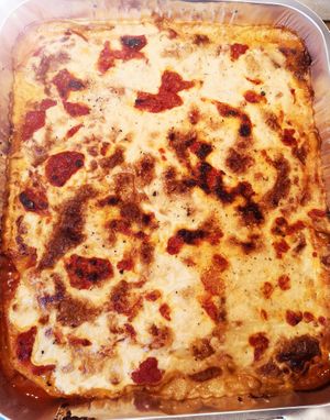 lasagne at Ginger Veg Street Food in Lido Di Camaiore