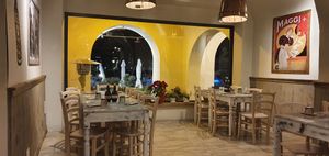 Inside view just after opening.  at Touli in Imperia