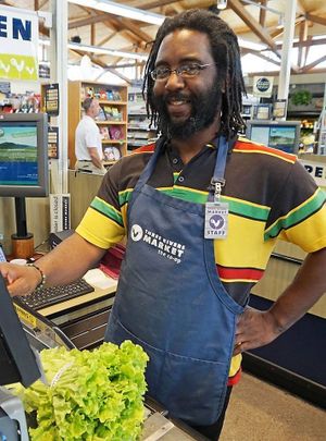 Our friendly staff members are happy to help you find what you are looking for! at Three Rivers Market in Knoxville