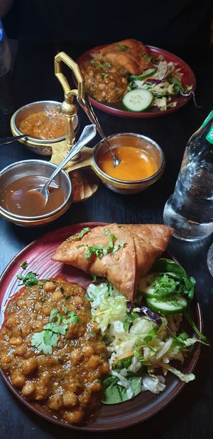 Vegan samosa at Kontrast Ghee by the Sea in Malmo