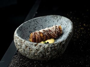 Shrimp toast at AV in Honolulu