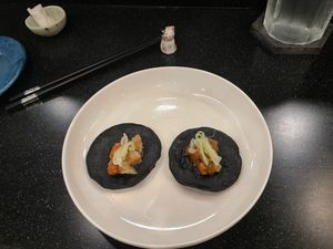 Taco bite   at AV in Honolulu