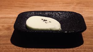 Cactus sorbet at Quintonil in Mexico City