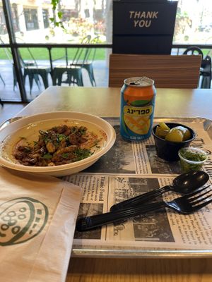 Vegan shawarma bowl  at Vish in Hollywood