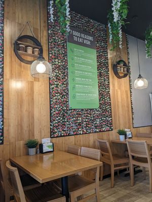 Seating area at Vish in Hollywood