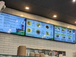 Menu at Vish in Hollywood