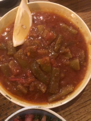 Beans with tomato sauces   at Elissar in Vienna