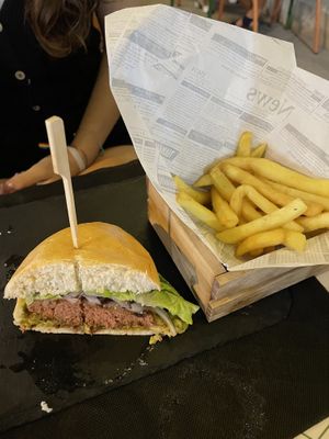 Hamburguesa vegana  at Los Andes in Santa Pola